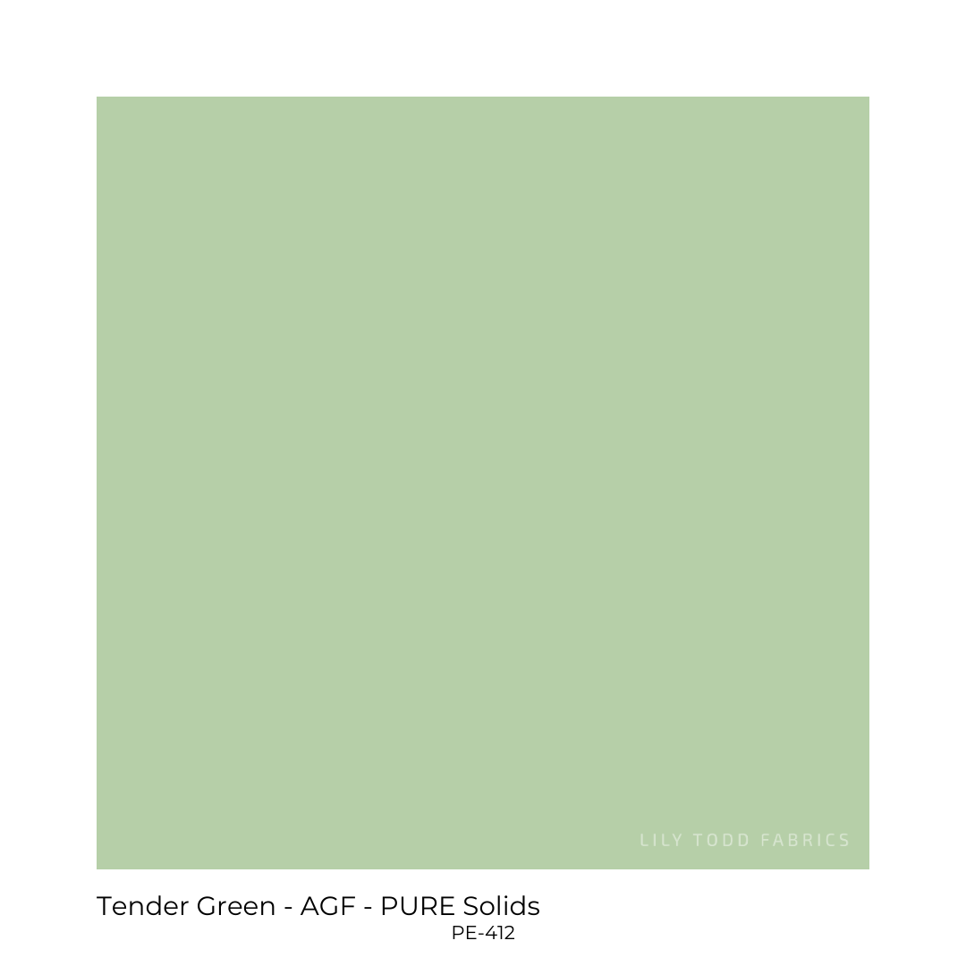 PURE Solids - Tender Green - Art Gallery Fabrics – Lily Todd