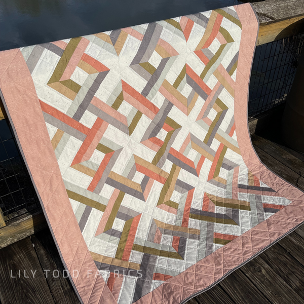 Sunset Quilt Kit in New Seedling Fabrics