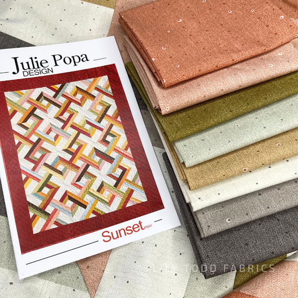 Sunset Quilt Kit in New Seedling Fabrics