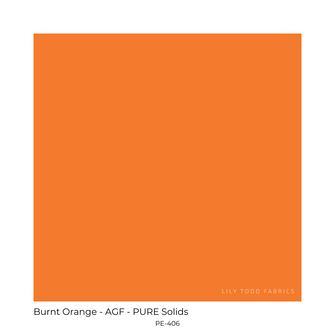 PURE Solids - Burnt Orange - Art Gallery Fabrics – Lily Todd