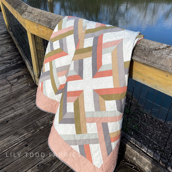 Sunset Quilt Kit in New Seedling Fabrics