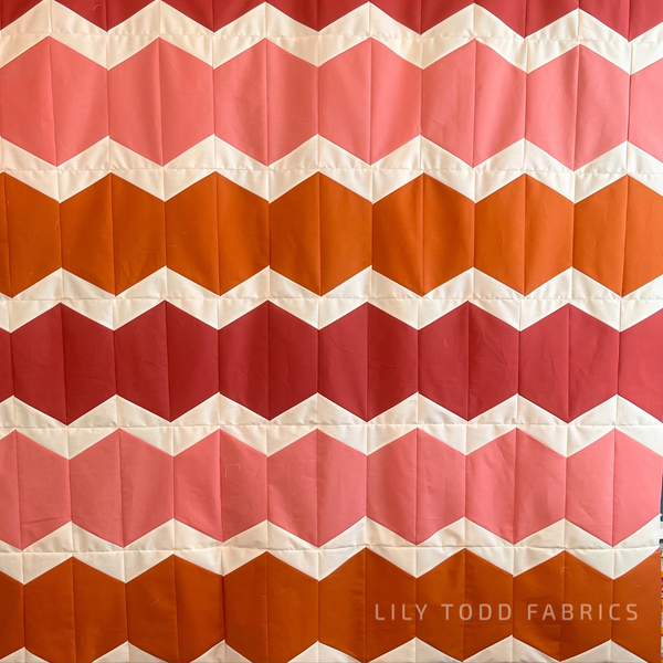 Hexie Pop - Quilty Love - Quilt Pattern