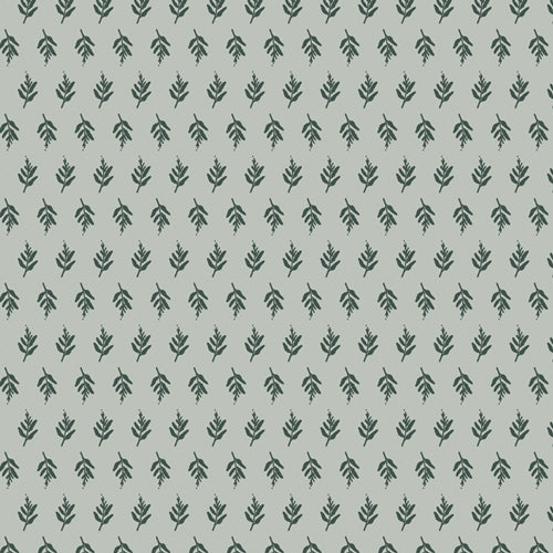 dark green flowers with a grayish-green background
