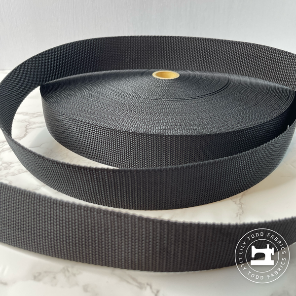 Black Polypro Strapping 1.5 inch by Annie