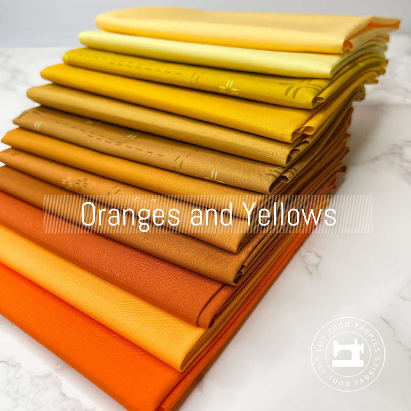 Orange and Yellow Fabrics