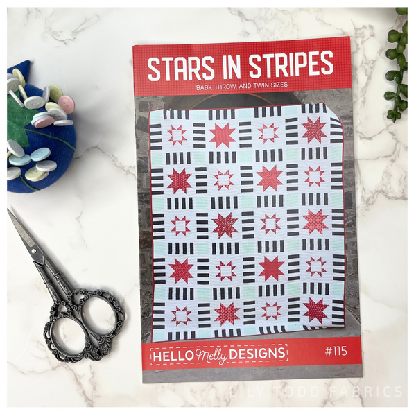 Stars in Stripes - Hello Melly Designs - Quilt Pattern