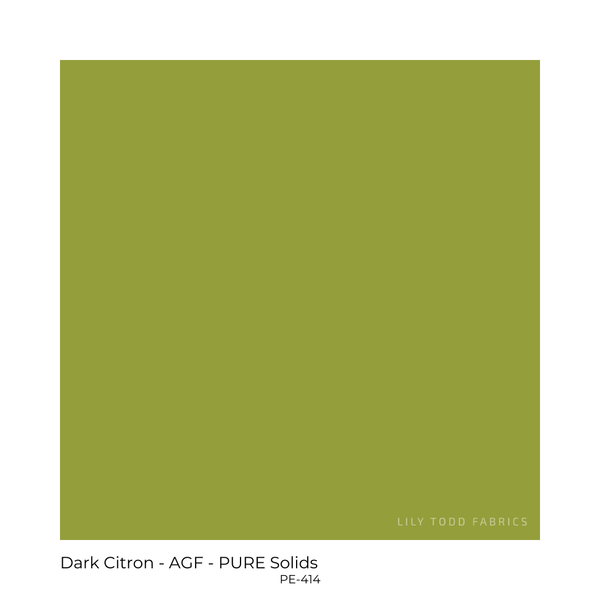 PURE Solids - Dark Citron - Art Gallery Fabrics