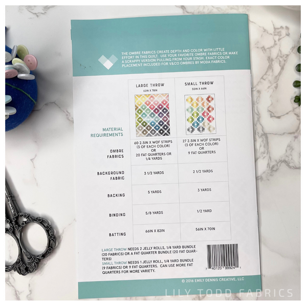 Ombre Gems - Quilty Love - Quilt Pattern