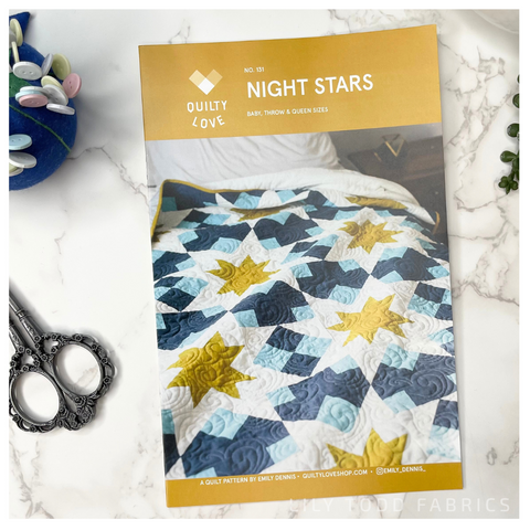 Night Stars - Quilty Love- Quilt Pattern