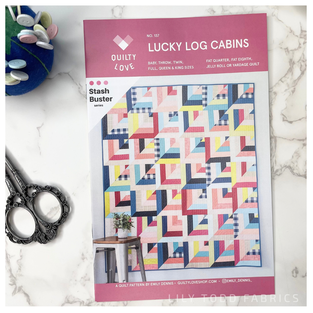 Lucky Log Cabins - Quilty Love - Quilt Pattern