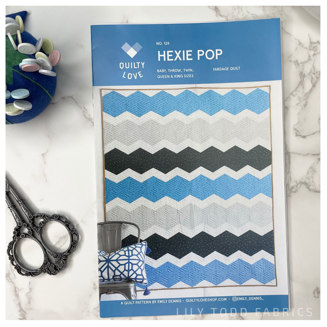 Hexie Pop - Quilty Love - Quilt Pattern