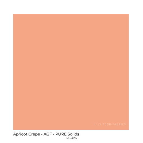 PURE Solids - Apricot Crepe - Art Gallery Fabrics