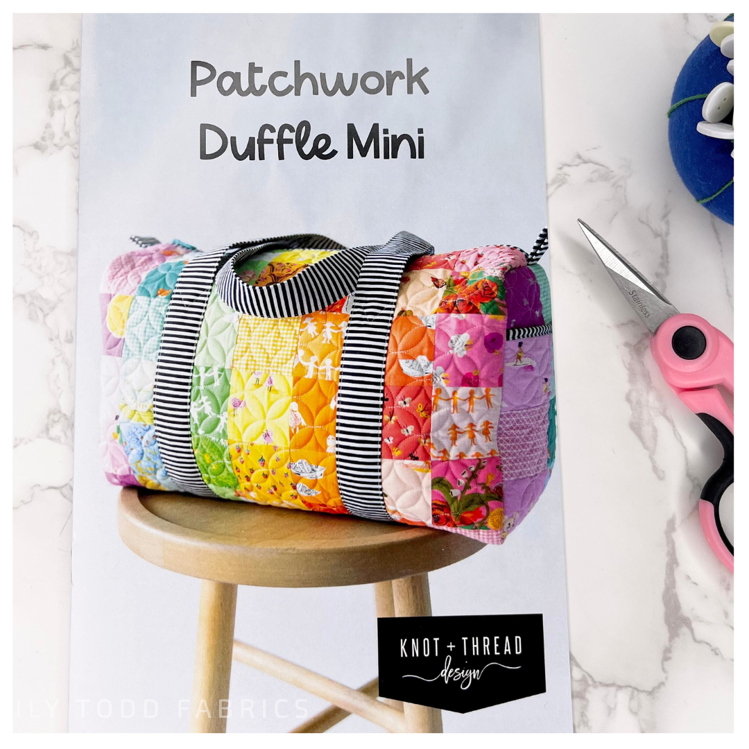 Patchwork Duffle Mini - Knot & Thread Design - Paper Pattern