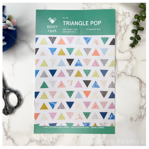 Triangle Pop - Quilty Love - Quilt Pattern