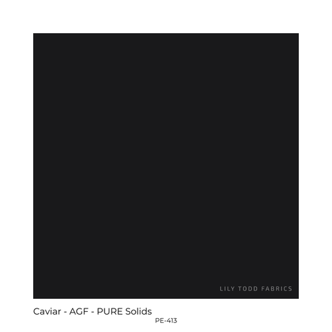 PURE Solids - Caviar - Art Gallery Fabrics