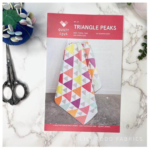 Triangle Peaks - Quilty Love - Quilt Pattern
