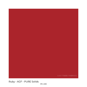 PURE Solids - Ruby - Art Gallery Fabrics