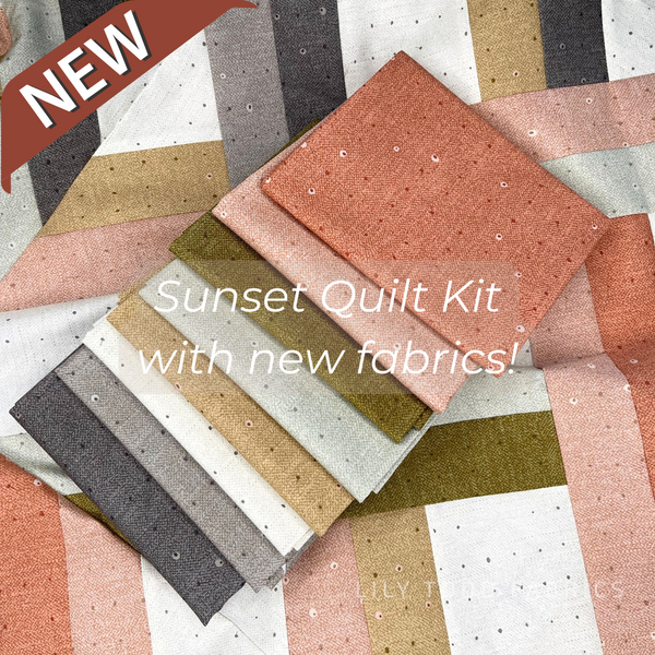 Sunset Quilt Kit in New Seedling Fabrics