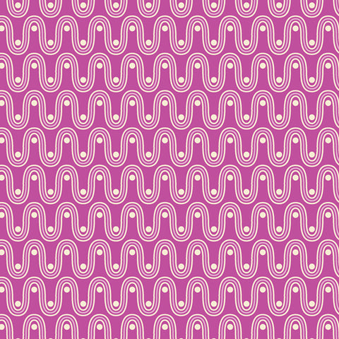 purple deco style fabric