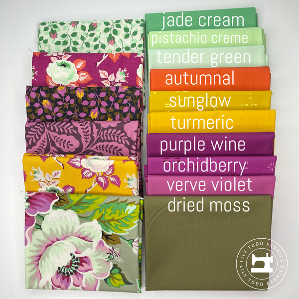 Local Honey - Rosebud Violet - Heather Bailey - FIGO Fabrics