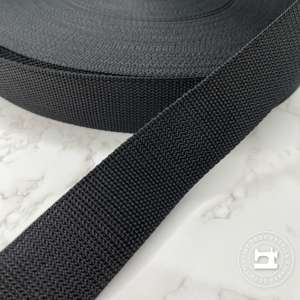 Black Polypro Strapping 1.5 inch by Annie