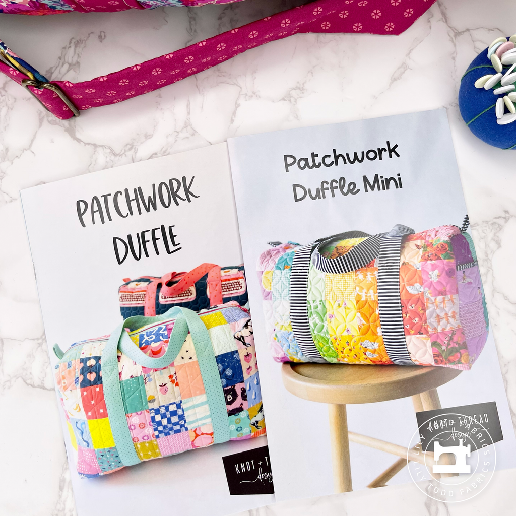 Patchwork Duffle - Knot & Thread Design - Paper Pattern – Lily Todd ...