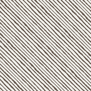 brown angled stripes on a white fabric background by sharon holland