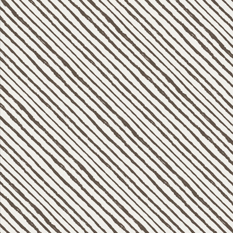 brown angled stripes on a white fabric background by sharon holland